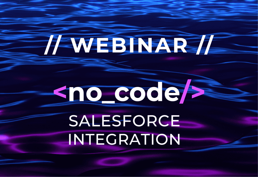 no-code integration of Salsesforce + Flowable webinar_carousel thumbnail